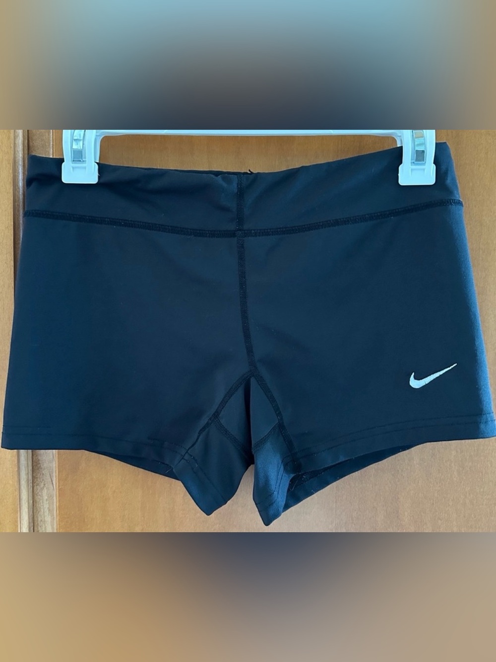 Nike Dri-FIT Black Compression Spandex Athletic Volleyball Shorts Women's Size S